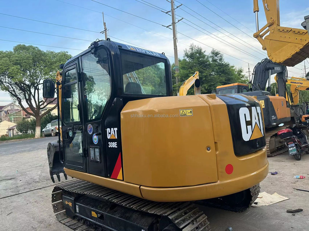 الحفارة الثقيلة المستخدمة للآلات CAT 308E الحفارة المستخدمة القطة 308e ساعات عمل قليلة