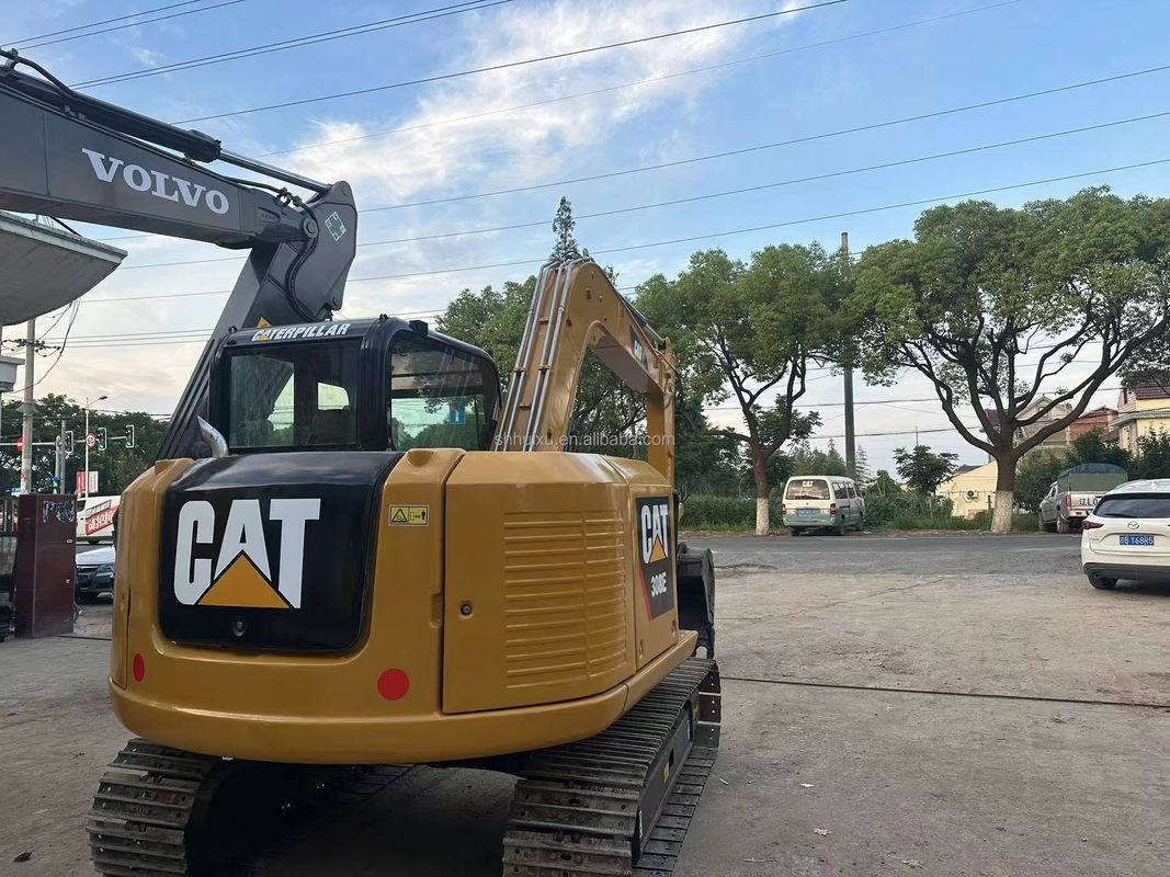 الحفارة الثقيلة المستخدمة للآلات CAT 308E الحفارة المستخدمة القطة 308e ساعات عمل قليلة