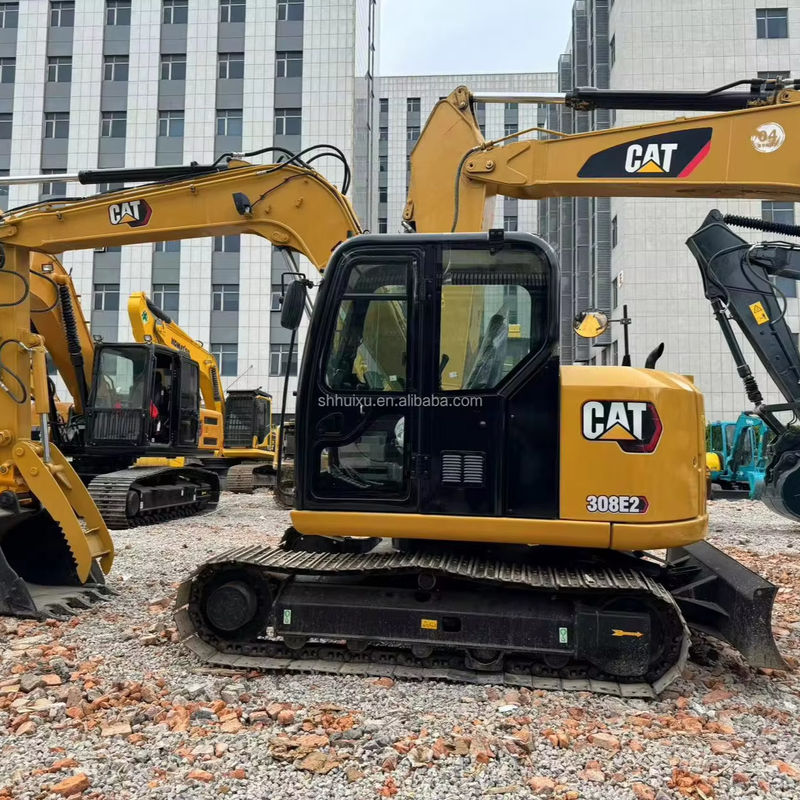 الحفرة المستخدمة Caterpillar cat308e يابانية مستعملة المحرك cat308e مع شهادة EPA المستخدم cat308e