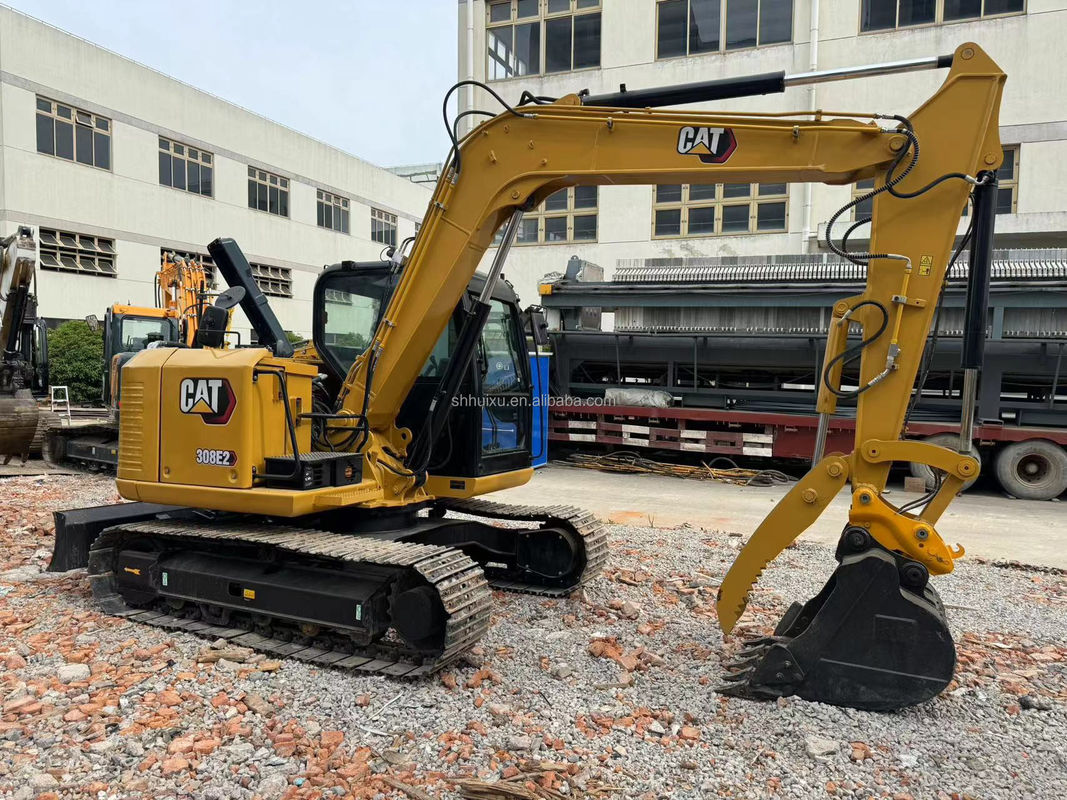 الحفرة المستخدمة Caterpillar cat308e يابانية مستعملة المحرك cat308e مع شهادة EPA المستخدم cat308e