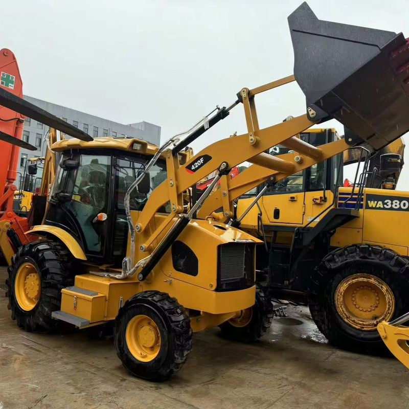 محرك الحفر المستخدم كاتربيلر CAT420F محرك الحفر المستخدم