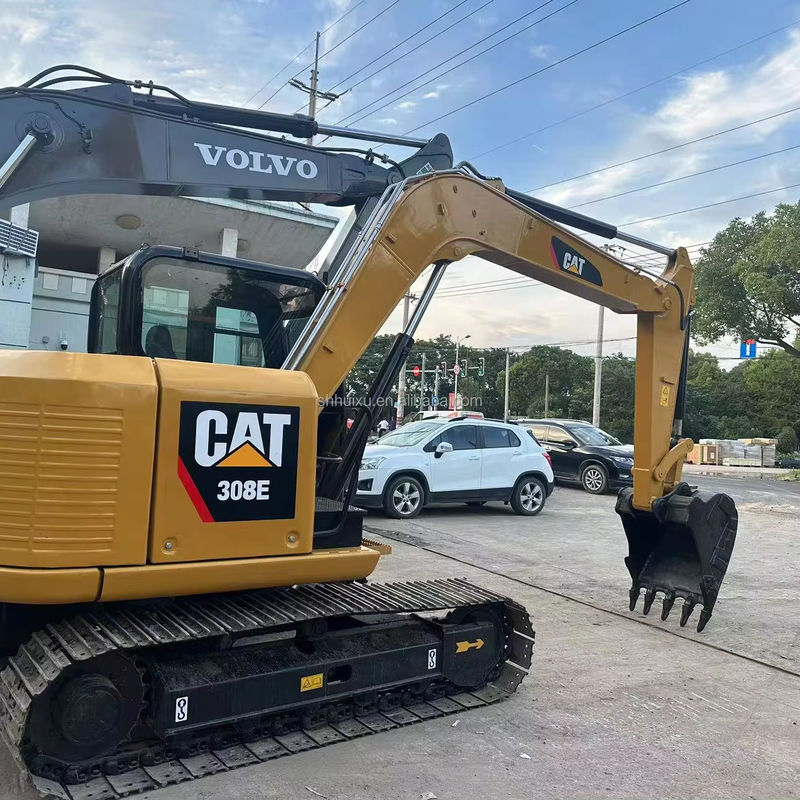 90% جديدة حفرة مستعملة cat308e/بيع ساخن حفرة الزحفية عالية الجودة حفرة مستعملة cat308c