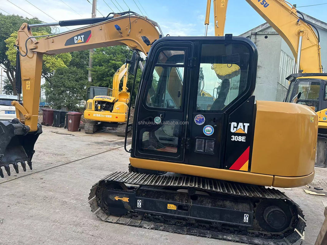 90% جديدة حفرة مستعملة cat308e/بيع ساخن حفرة الزحفية عالية الجودة حفرة مستعملة cat308c