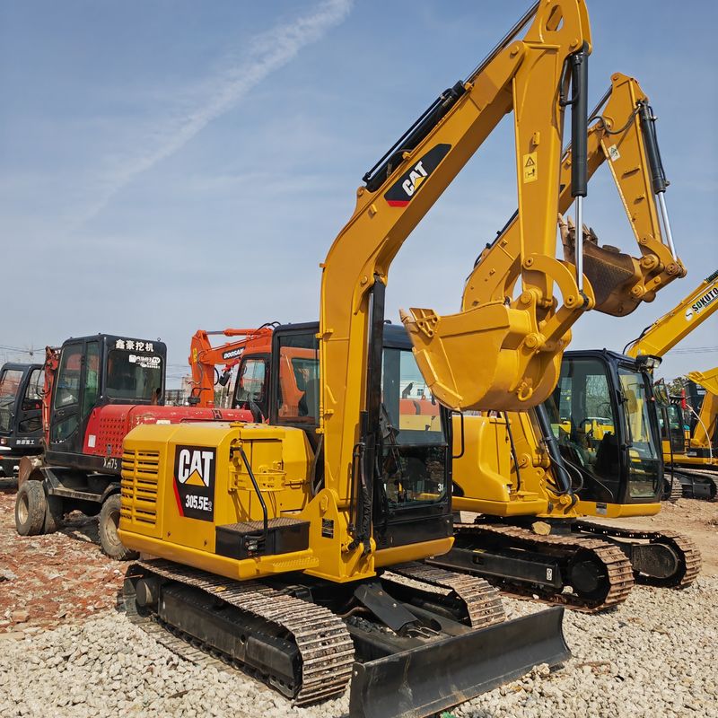 الحفارات المستعملة CAT 305.5E 5 طن الحفارات المستعملة رخيصة CAT 305.5 آلة البناء الأخرى لديها شهادة EPA