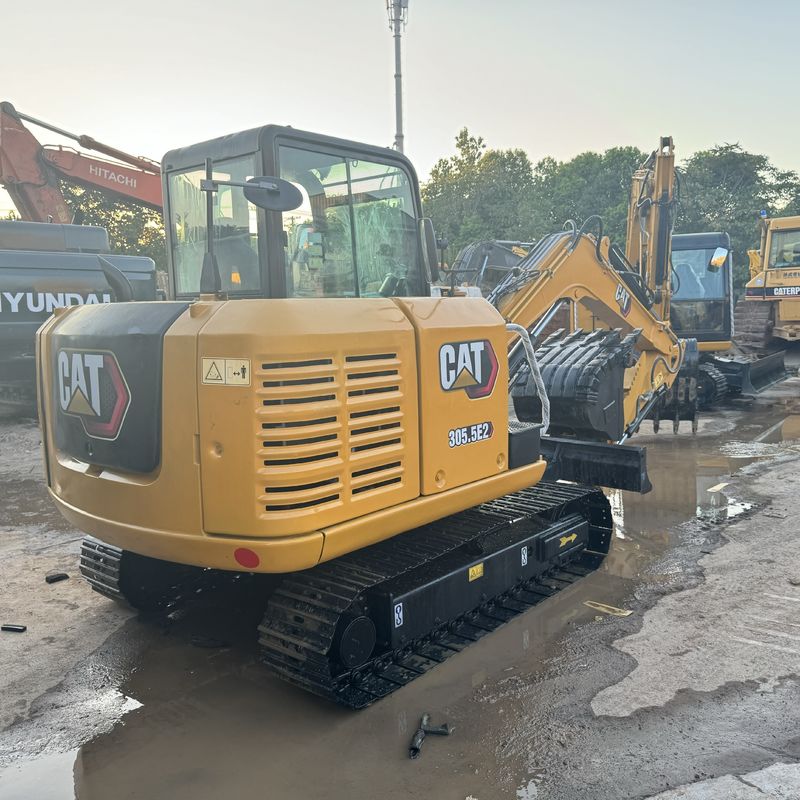 تتوافق مع معايير انبعاثات الاتحاد الأوروبي المستخدمة الحفارات حفر CAT 305.5E2 لديها شهادات EPA و CE أفضل جودة أفضل سعر