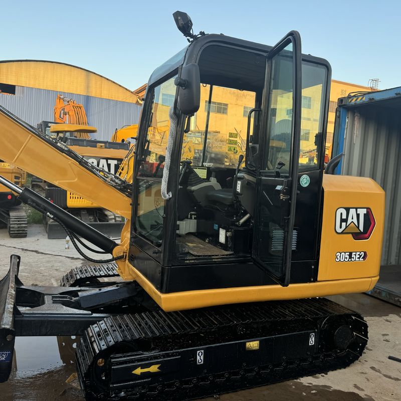 تتوافق مع معايير انبعاثات الاتحاد الأوروبي المستخدمة الحفارات حفر CAT 305.5E2 لديها شهادات EPA و CE أفضل جودة أفضل سعر
