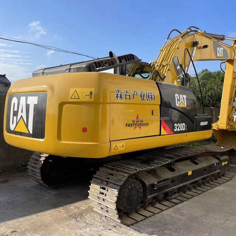 اللون الأصلي الأصفر Cat320d حفرة مستعملة Cat320d للبيع بسعر رخيص