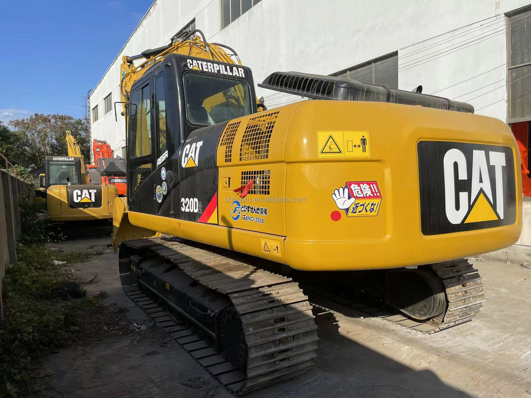 اللون الأصلي الأصفر Cat320d حفرة مستعملة Cat320d للبيع بسعر رخيص