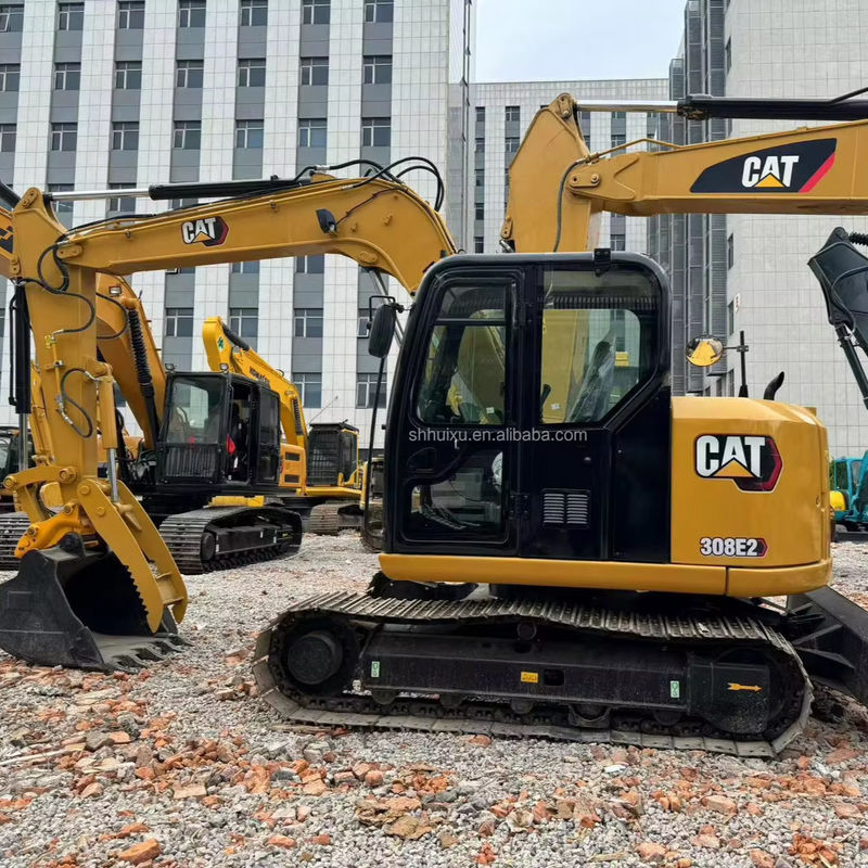 اللون الأصفر قوة حفر عالية المستخدمة cat308e/الحفرة اليد الثانية cat308e للبيع