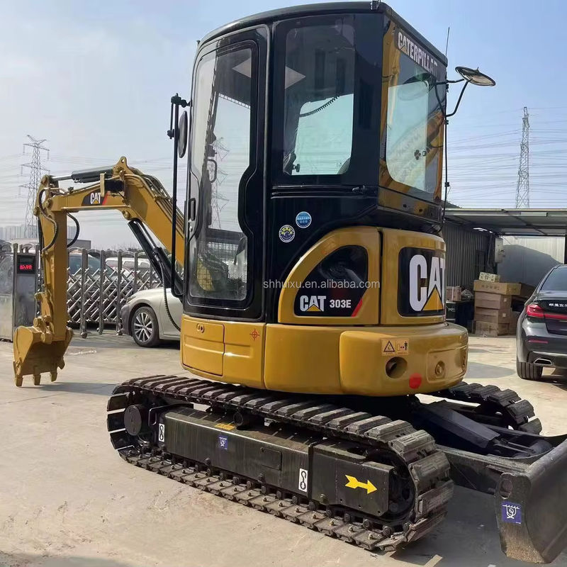لون أصفر حفرة صغيرة مستعملة Cat303e للبيع