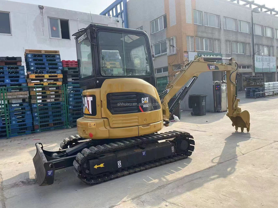 لون أصفر حفرة صغيرة مستعملة Cat303e للبيع