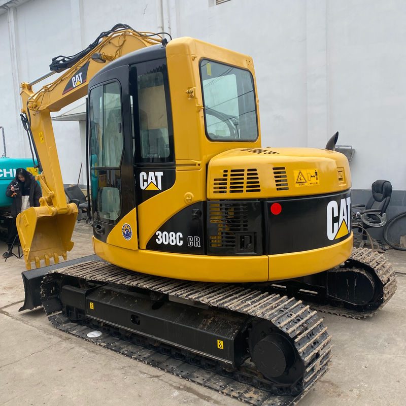 8 طن حفرة الزحف مستعملة CAT 308C يد ثانية CAT 308C مع اللون الأصلي