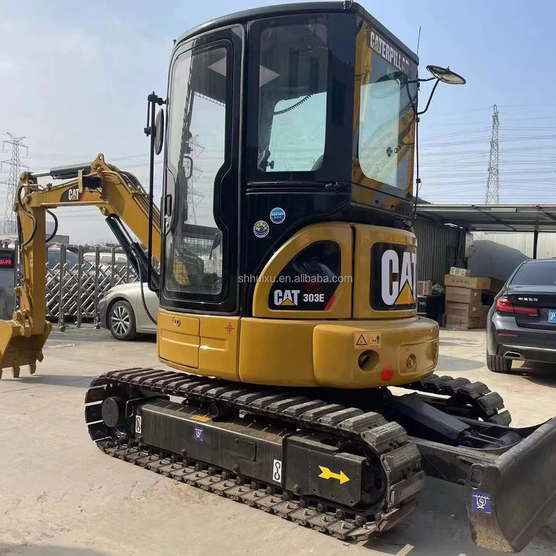 المستخدم Cat 303E المستخدمة ميني Cat 303 مع الأداء العالي 0.38m3 سعة دلو