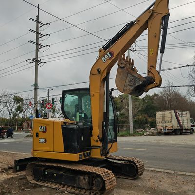 90%جديد الحفارات المستعملة CAT 306 305.5 308E المستخدمة CAT 306 آلات الهندسة والبناء في المخزون