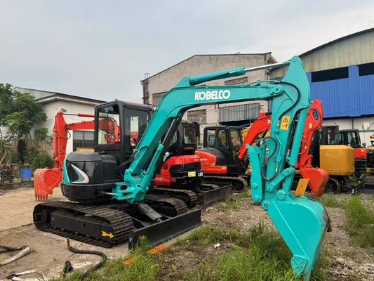 حفارة يابانية أصلية من نوع KOBELCO SK50SR، آلة بوزن 5 أطنان، بيع مباشر من المصنع للآلات اليابانية الأصلية